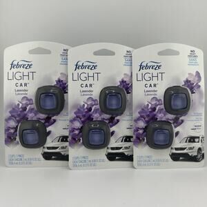 3-Pack Febreze Light Car Lavender Air Freshener Vent Clips For Cars (2 Per Pack)